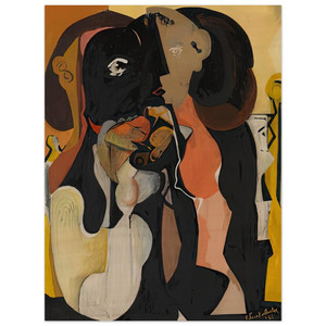 Helen Frankenthaler  Woman 1950 Wood Print