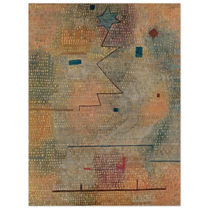 Paul Klee  RISING STAR 1923 Wood Print