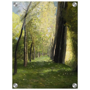 Odilon Redon  LANE OF TREES Acrylic Print