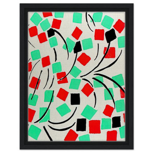 Sonia Delaunay  COMPOSITION 31 Framed Canvas