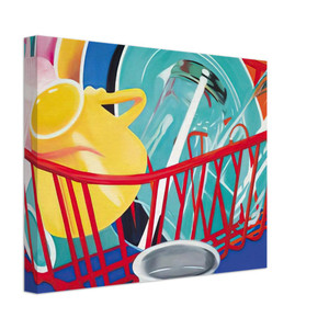 James Rosenquist  Dishes Canvas