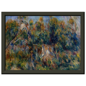 Renoir Stroll at Cagnes Premium Metal Framed Art Print / Poster