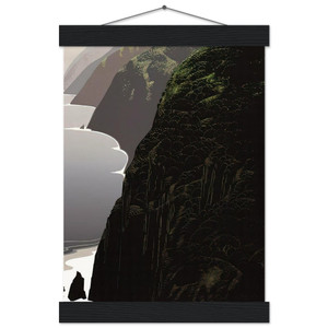 Eyvind Earle  Big Sur Coastline Museum-Quality Matte Paper Poster with Hanger