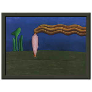 Tarsila do Amaral Composition Lonely Figure Metal Framed Art Print Poster