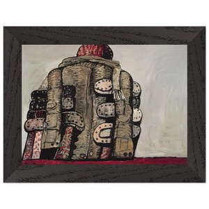 Philip Guston  BACK VIEW Premium Wooden Framed Art Print / Poster