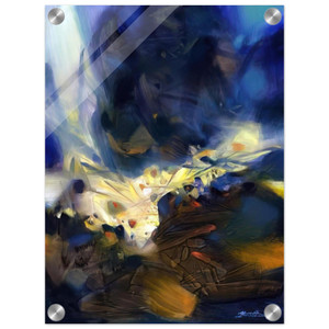 Chu teh Chun  LE SOUFFLE QUI LIBERE LA MATIERE 2006 Acrylic Print