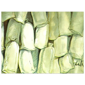 Salvador Dali  SET DESIGN FOR THE BALLET LOS SACOS DEL MOLINERO 3 Aluminum Print