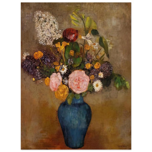 Odilon Redon  VASE OF FLOWERS 10 Aluminum Print