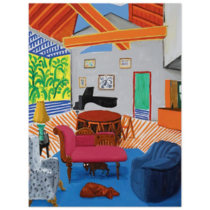 David Hockney  David Hockney N11 Aluminum Print