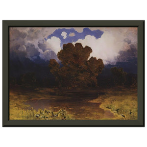 Arkhyp Kuindzhi  Forest Lake Cloud Premium Metal Framed Art Print / Poster