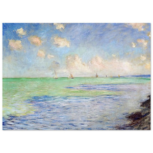 claude monet  The Sea at Pourville Fine Art Poster / Art Print