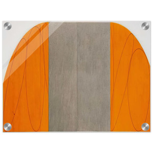 Robert Mangold  CURVED PLANE FIGURE VIII 1995 Acrylic Print