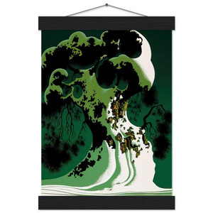 Eyvind Earle  Snow Covered Bonsai Museum-Quality Matte Paper Poster with Hanger