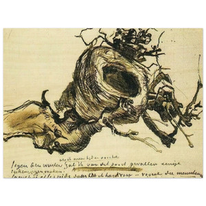 Vincent van Gogh  Birds Nest Wood Print