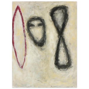 Susan Rothenberg  TRIPLE FORM 1982 Aluminum Print