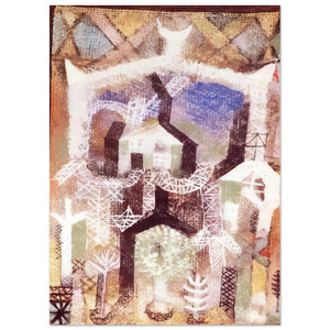 Paul Klee  SUMMER HOUSES 1919 Fine Art Poster / Art Print