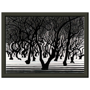 MC Escher  ESCHER 9 Premium Metal Framed Art Print / Poster
