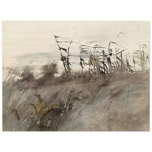 Andrew Wyeth  NOVEMBER FIRST 1950 Wood Print