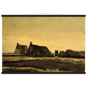 Vincent van Gogh  Cottages N2 Museum-Quality Matte Paper Poster with Hanger