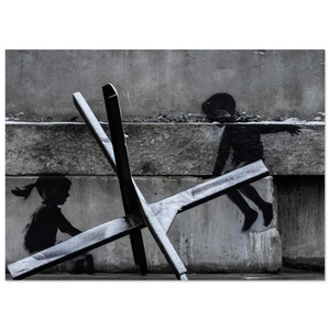 Banksy  KYIV KHRESHCHYATYK 9 2022 Fine Art Poster / Art Print
