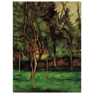 Paul Cezanne  ORCHARD N2 Aluminum Print