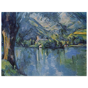 Paul Cezanne  The Lac dAnnecy Aluminum Print