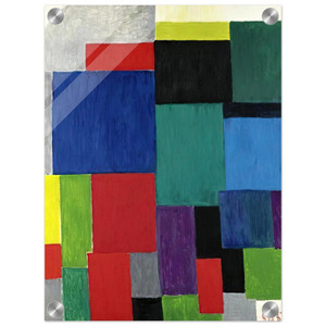 Sonia Delaunay  COLOR RHYTHM 1967 Acrylic Print
