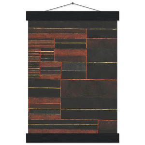 Klee Thresholds 1929 Museum-Quality Matte Paper Poster with Hanger