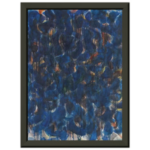 Ellsworth Kelly  Blue and Red N1 Premium Metal Framed Art Print / Poster