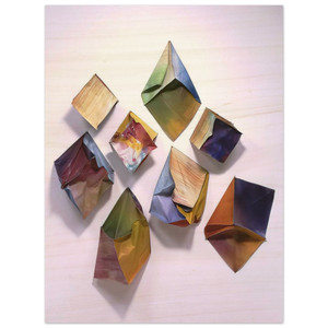 Sam Gilliam  Cubes Wood Print