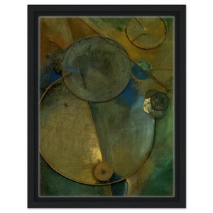 Kurt Schwitters  REVOLVING 1919 Framed Canvas
