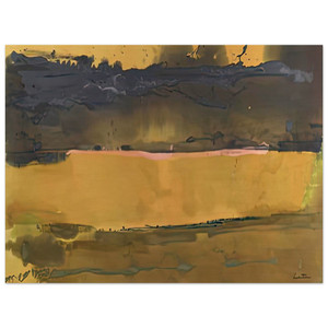 Helen Frankenthaler  Shippan October 1981 Wood Print