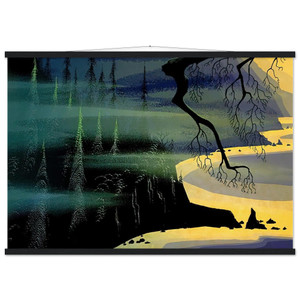 Eyvind Earle  Blue Mist Museum-Quality Matte Paper Poster with Hanger