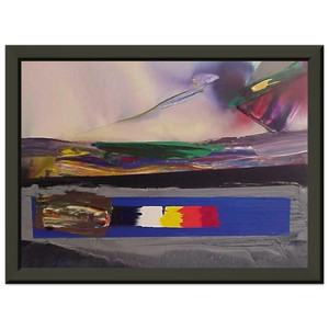 Paul Jenkins Phenomena Prism Yield 1986 Metal Framed Art Print