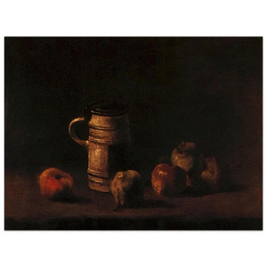 Vincent van Gogh  Still Life with Beer Mug and Fruit Wood Print