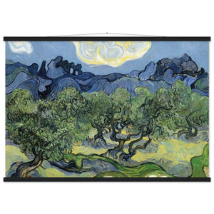 Vincent van Gogh The Alpilles with Olive Trees in the Foreground Poster