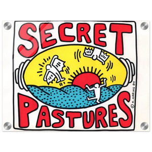 Keith Haring  PROMOTIONAL POSTER FOR SECRET PASTURES 1984 N1 Acrylic Print