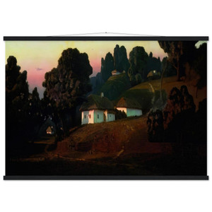 Arkhyp Kuindzhi Evening in Ukraine Museum Matte Poster with Hanger