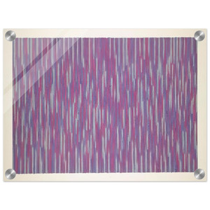 Gene Davis  Red Picnic  1984 Acrylic Print