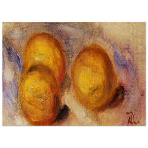 PierreAuguste Renoir  Three Lemons Fine Art Poster / Art Print