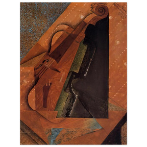 Juan Gris  THE VIOLIN 1914 Aluminum Print