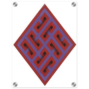 Omar Rayo  MurMur  1968 Acrylic Print