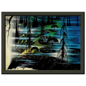 Eyvind Earle  Beauty Beyond Believing Premium Metal Framed Art Print / Poster