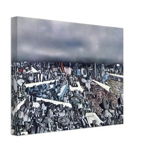 Yves Tanguy  Multiplication of the Arcs Canvas