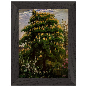 Kupka Chestnut Tree in Blossom Premium Wooden Framed Art Print / Poster