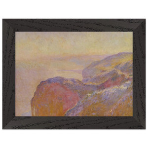 Monet ValSaintNicolas Morning Premium Wooden Framed Art Print / Poster