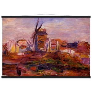 PierreAuguste Renoir  Windmill Museum-Quality Matte Paper Poster with Hanger