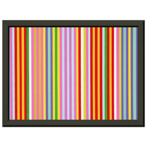 Gene Davis  Powwow  1969 Premium Metal Framed Art Print / Poster