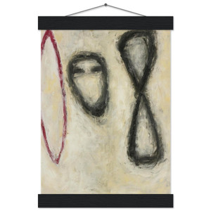 Susan Rothenberg  TRIPLE FORM 1982 Museum-Quality Matte Paper Poster with Hanger