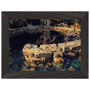 Sargent San Vigilio Lake Garda Premium Wooden Framed Art Print / Poster